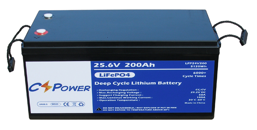 LFP24-200 CSPower  (LiFePO4, 25.6, 200 *, 5120 *)