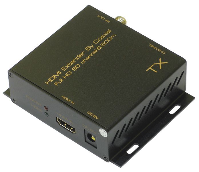   HDMI Extender by coaxial cable HDEX0011M1 TX (, DVB-T , 1080p)
