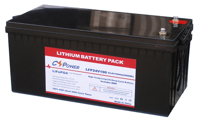 Литиевый аккумулятор LFP24-100 CSPower (LiFePO4, 25.6В, 100 А*ч, 2560 Вт)