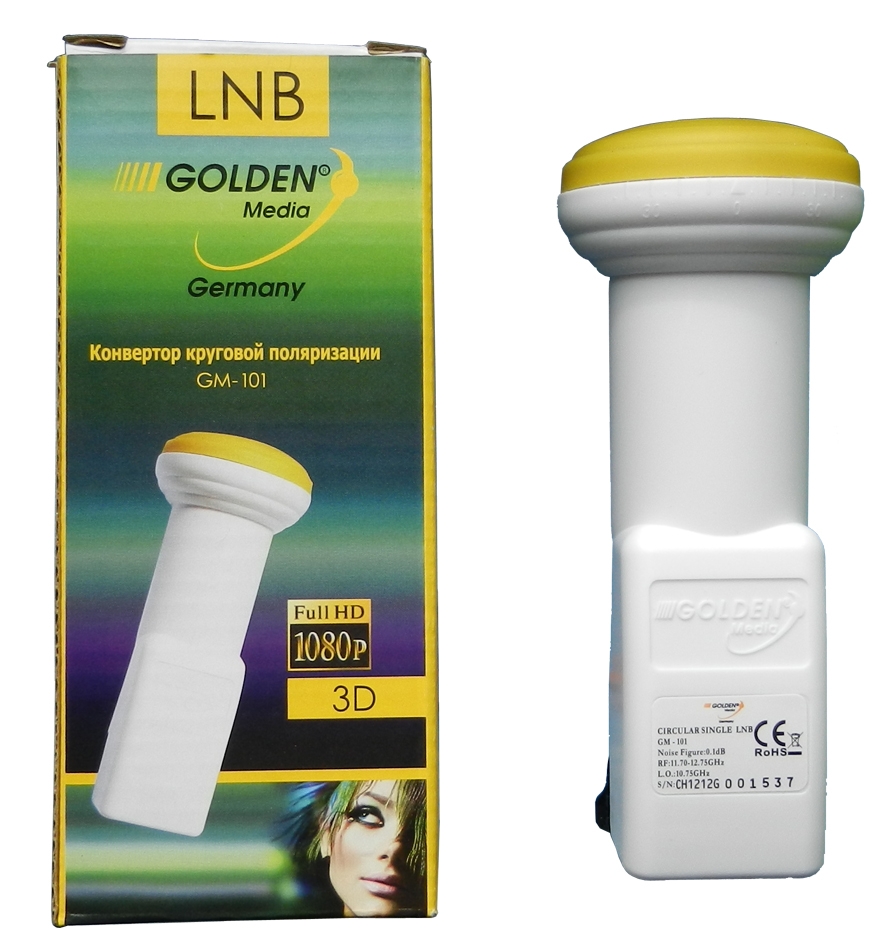  Golden Media GM-101 Single Circular LNB