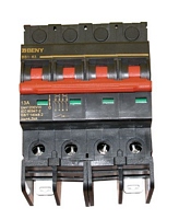 Выключатель автоматический BB1-63 4P 13 1200V DC (13А / 1200В постоянного тока, 4-х полюсный, неполярный)