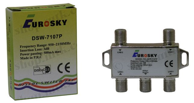  Diseq-C 4x1 Eurosky DSW-7101P