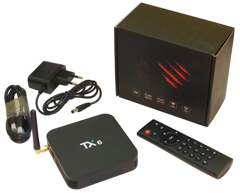 Android  TX-6 2/16G Smart TV Box  (Allwinner H6, Android 9.0)
