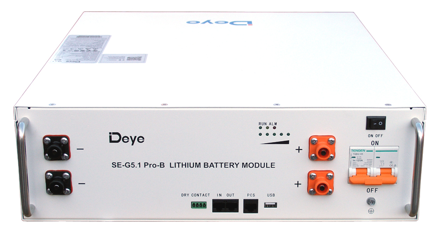   DEYE SE-G5.1Pro-B (LiFePO4, 51.2, 100 *, 5120 *)