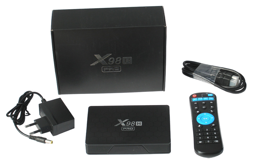 X98H PRO 4/32 (Allwinner H618, 4/32G, Android 12.0, Wi-Fi6, 1G LAN, Bluetooth 5.0, 4K)