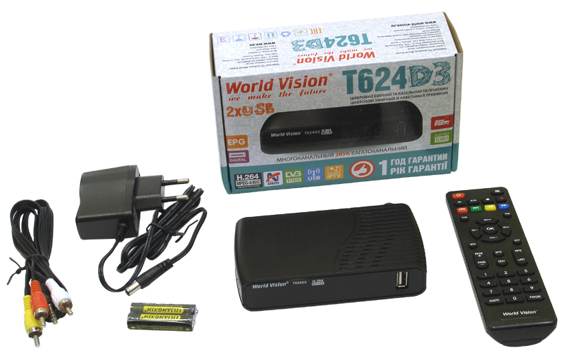   World Vision T624D3 (T2, IPTV)
