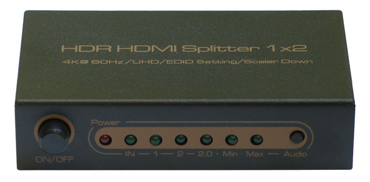   HDMI Splitter 1x2 SP0013M1 (ver 2.0, 4K/UHD@60Hz)