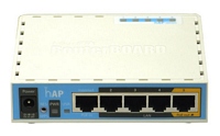 MikroTik hAP RB951Ui-2nD (Wi-Fi 300M@2.4G, 2T2R, 5xLAN@100M, USB, под модем 3G/4G)