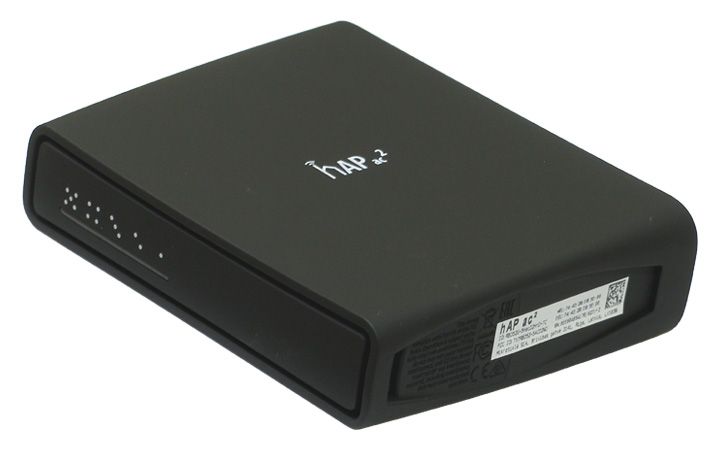 MikroTik hAP ac² RBD52G-5HacD2HnD-TC (Wi-Fi 300M@2.4G+867M@5G, 2T2R, 5xLAN@1G,  USB,   3G/4G,  2*0,5)